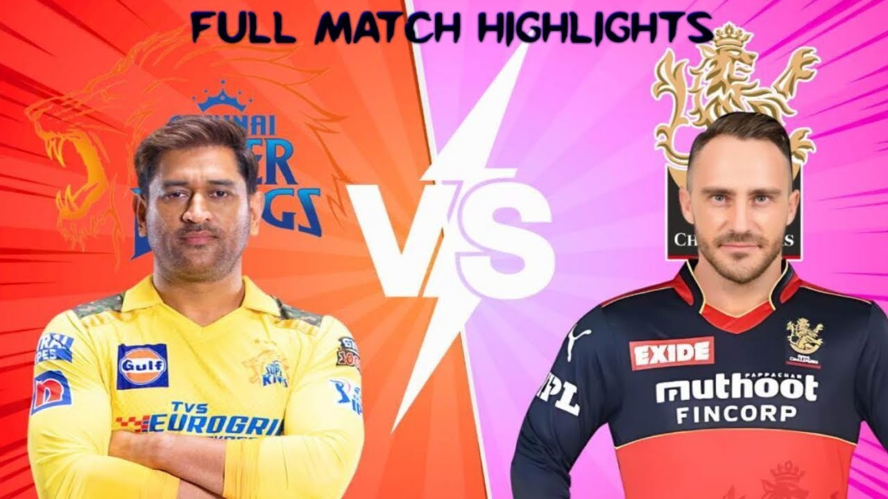 RCB vs CSK High Voltage Match || IPL 2024 Match No.68 - YouTube