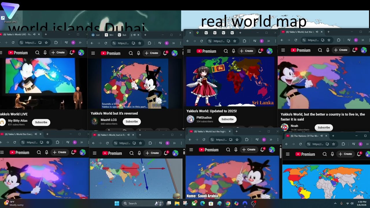 8 Yakko's World