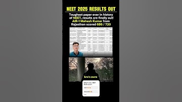 AIR 1 NEET 2025 🔥 Mahesh Kumar’s Journey | 686/720 in Toughest Paper Ever! #neet2025 #neettopper