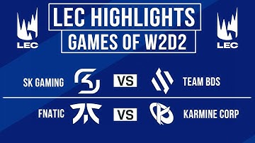 LEC Highlights ALL GAMES Week 2 Day 2 | LEC Spring 2025