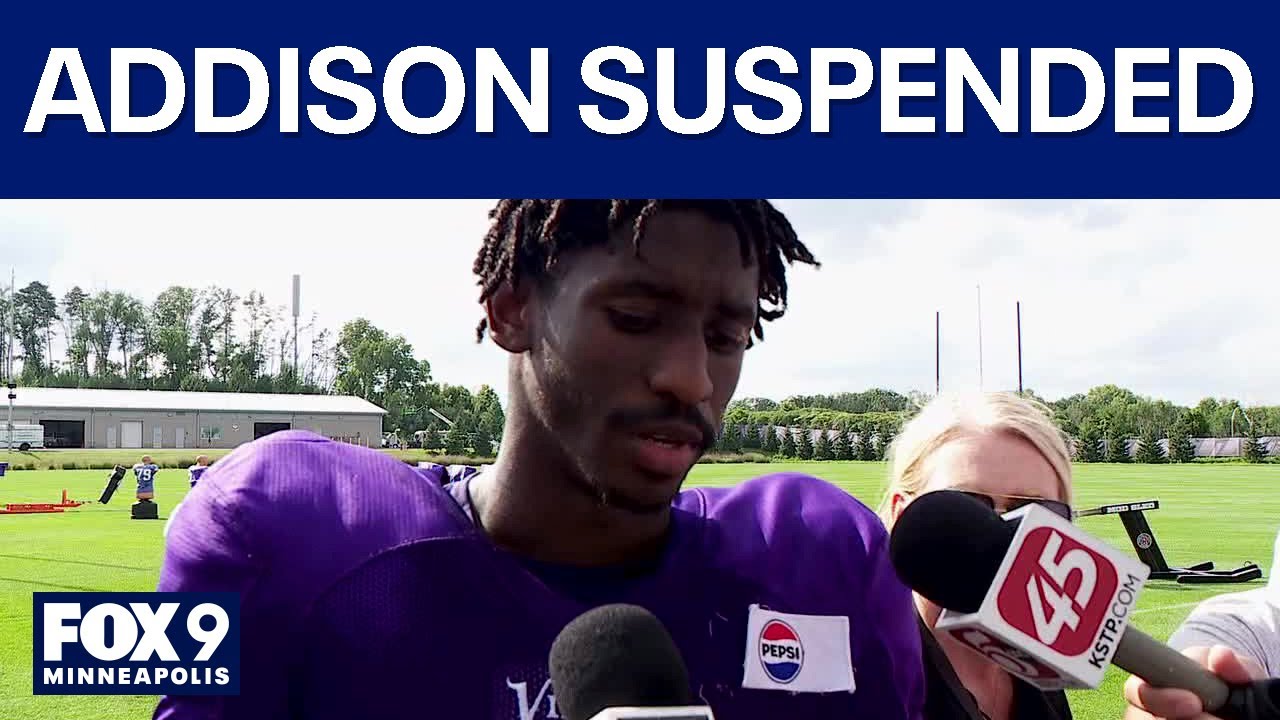 Jordan Addison on 3-game suspension: 'It's all behind me right now'