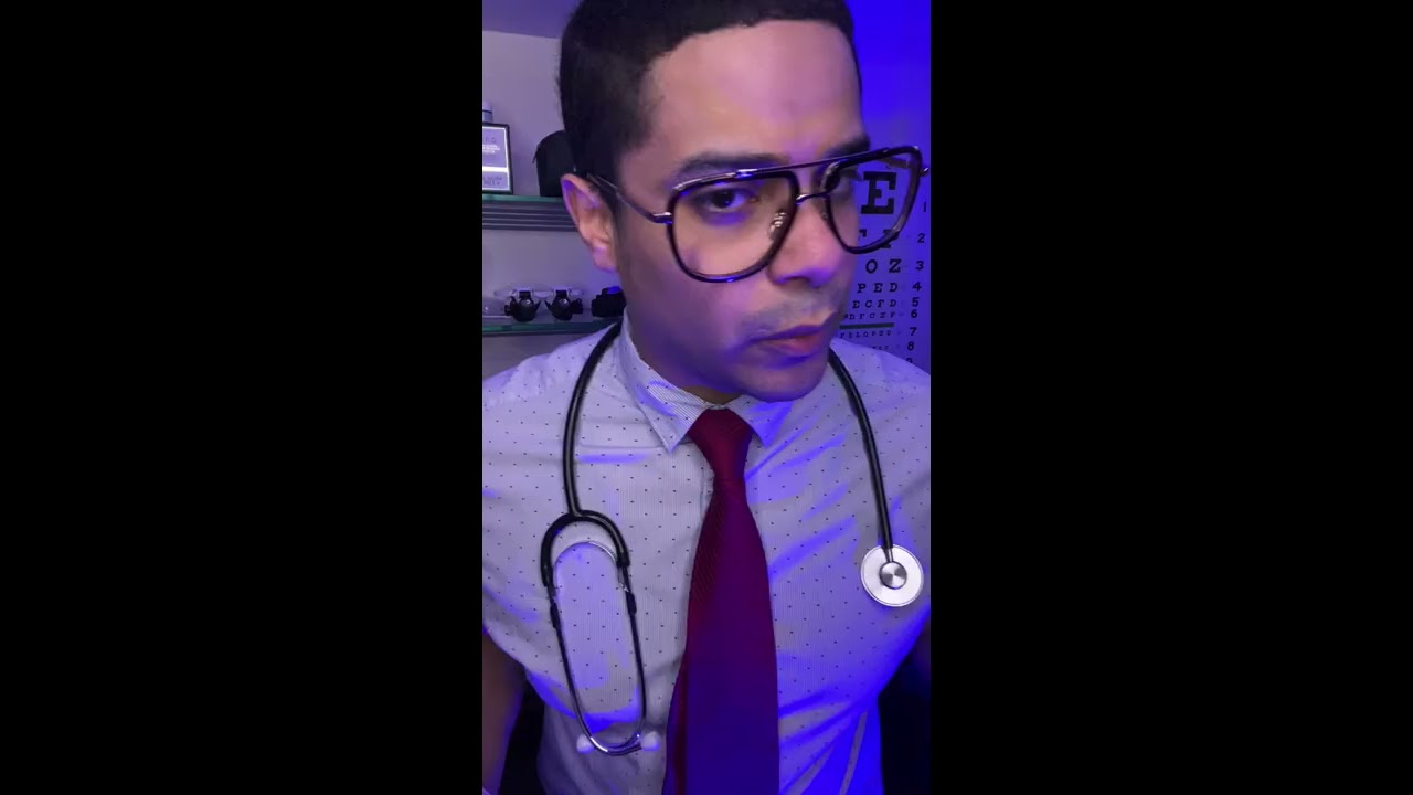ASMR 30 SEC Fast Cranial Nerve Exam Doctor Shorts Roleplay Medical