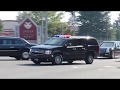 大統領専用車ビーストの回送20171107 yokota USAF The Beast