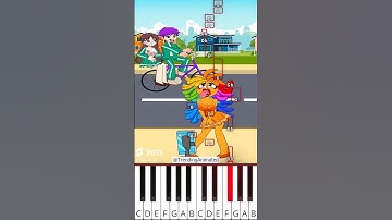 Player 230 x 196 see something | Squid game vs Poppy (@TrendingAnimated) - Octave Piano Tutorial