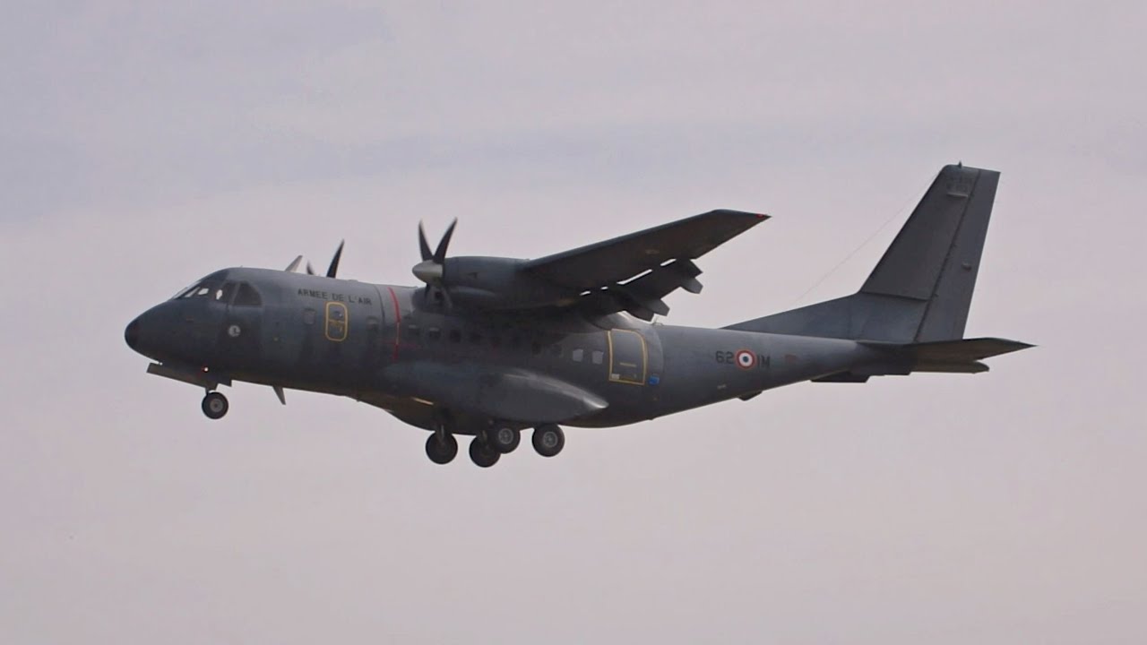 CASA IPTN CN-235M-200 French Air Force arrival at RIAT 2016 AirShow