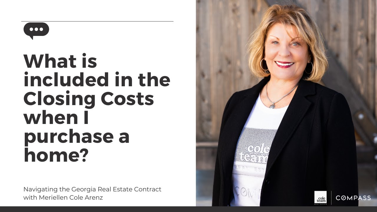 What is included in the closings costs when I purchase a home?