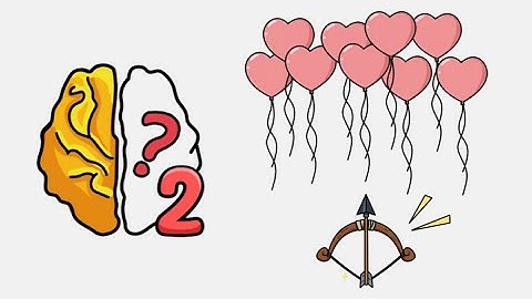 Brain Out 2 Level 54 Game Walkthrough - Shoot all the balloons at once!