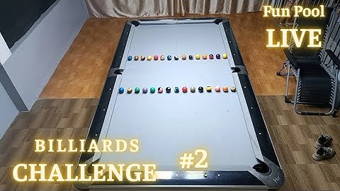 #2 Symbol = Pool Challenge With 30 Balls | Live