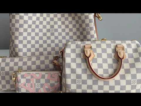 ❤️REVIEW - Louis Vuitton Totally PM Damier Azur 