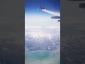 From #delhi to #zurich with #swissair #clowds #plane #flights #sky ✈️ ☁️ 🌤️ #caspian_sea #baku