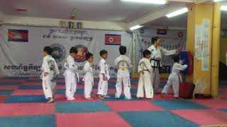 ហាត់ក្បាច់គុន តៃក្វាន់ដូ (Practicing martial arts Taekwondo) Part4