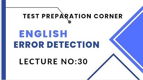 Error Detection lecture No:30 |BPS 5 to BPS 15 |Spcs |FBR |FIA| MPT