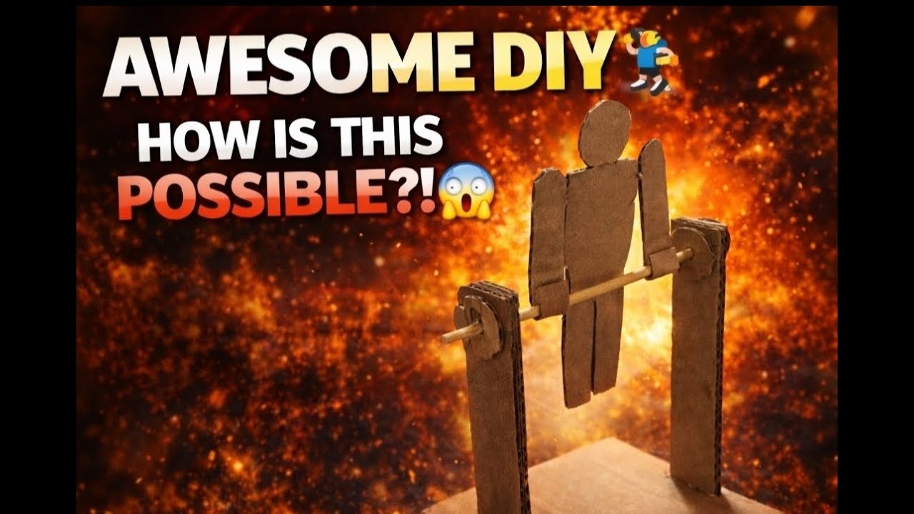 This Cardboard Trick Is INSANE 🤯 | DIY Impossible Balance