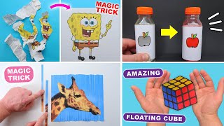 4 Best Paper Magic Craft Ideas - Revealed. Very easy Paper Magic Tricks. School Craft Ideas.