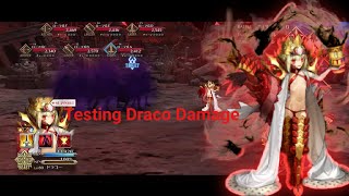 [FGO] Testing Draco Damage