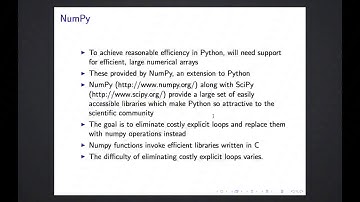 High Performance Computing with Python