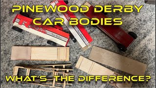 Pinewood Derby Car Bodies