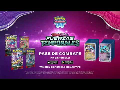 ¡Escarlata y Púrpura-Fuerzas Temporales ya está disponible en JCC Pokémon Live!