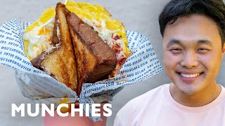 Make Gilgeori Toast  The Korean Version of a Breakfast Sandwich | Quarantine Cooking