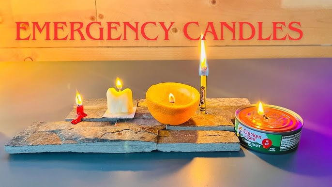 How to Make an Emergency Candle With Household Objects