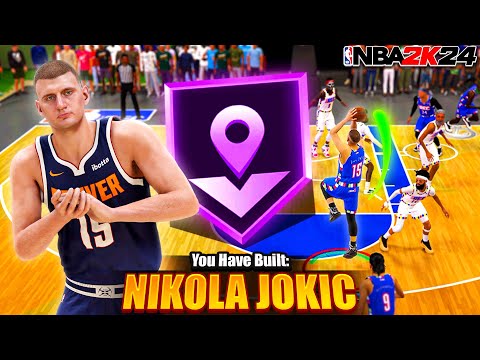 This Nikola Jokic Build is an OFFENSIVE THREAT in RANDOM REC on NBA 2K24