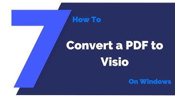 How to Convert PDF to Visio on Windows | PDFelement 7