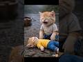 cute cat life journey 🥹 #shorts#ai #cat