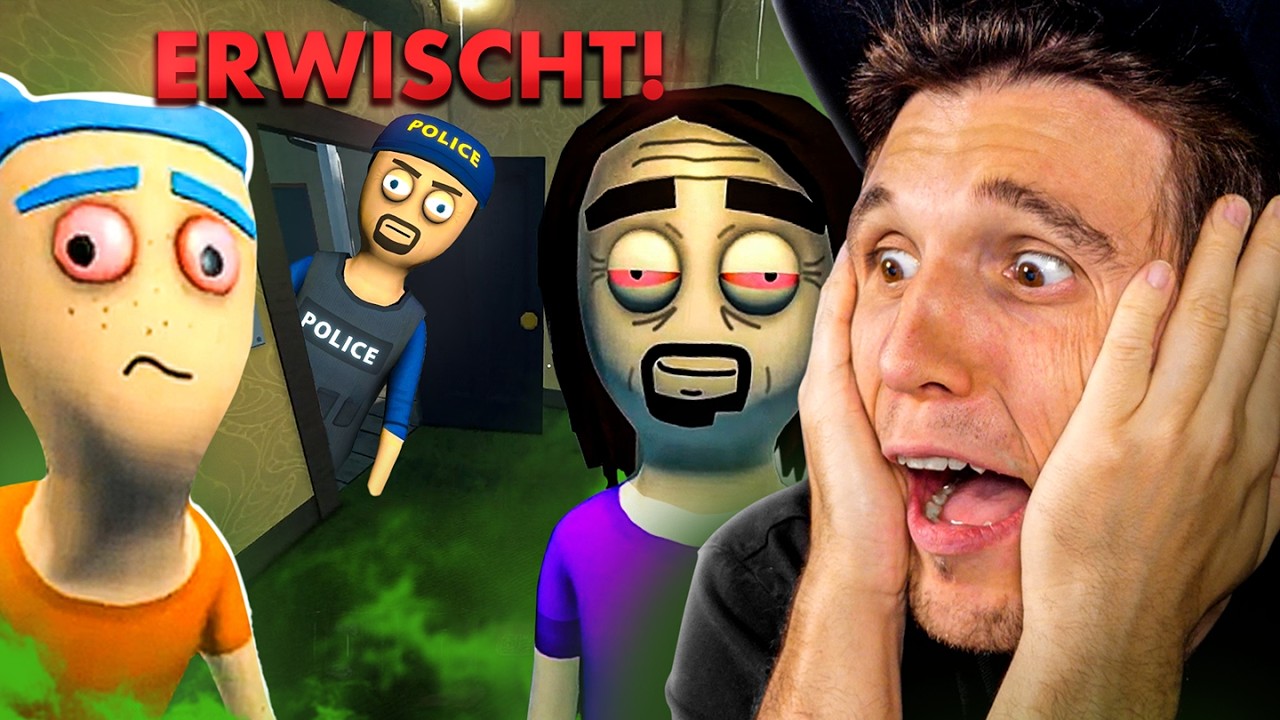 Die Polizei verhaftet den SPLIFF SQUAD im Breaking Bad Simulator