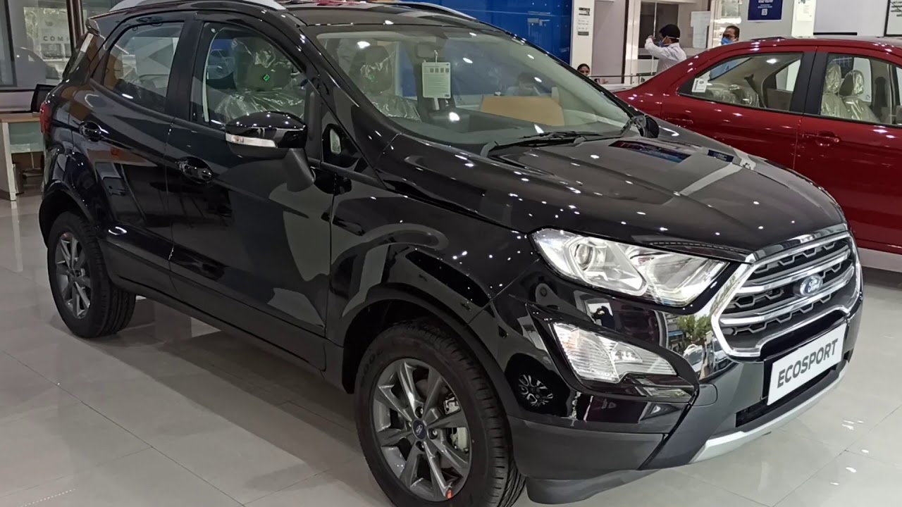 Ford Ecosport BS 6 Titanium Absolute Black colour Interior and Exterior