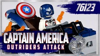 LEGO Avengers Endgame Captain America Outriders Attack (76123) Lego Quick Review