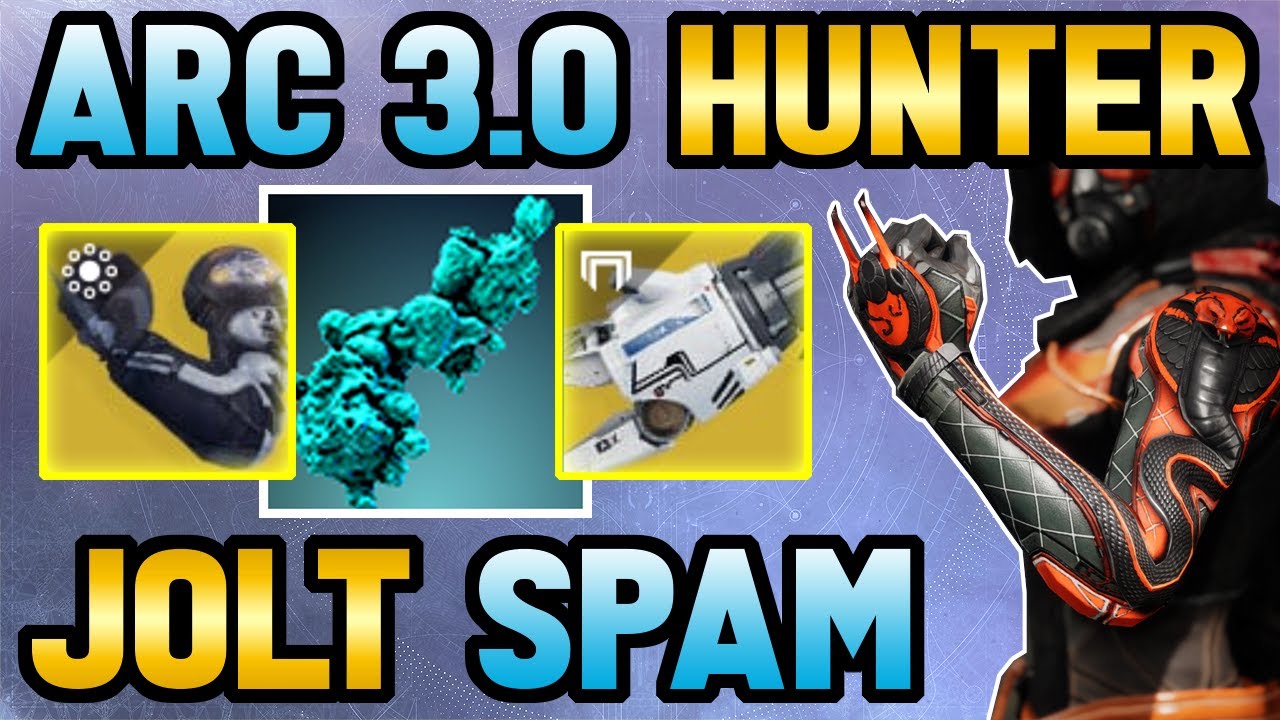 ⚡️ INSANE ARC 3.0 HUNTER Build Liar's Handshake Jolt Spam 【 Destiny 2