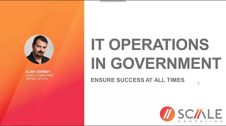 Scale Computing HC3 Industry Highlight: State & Local Government