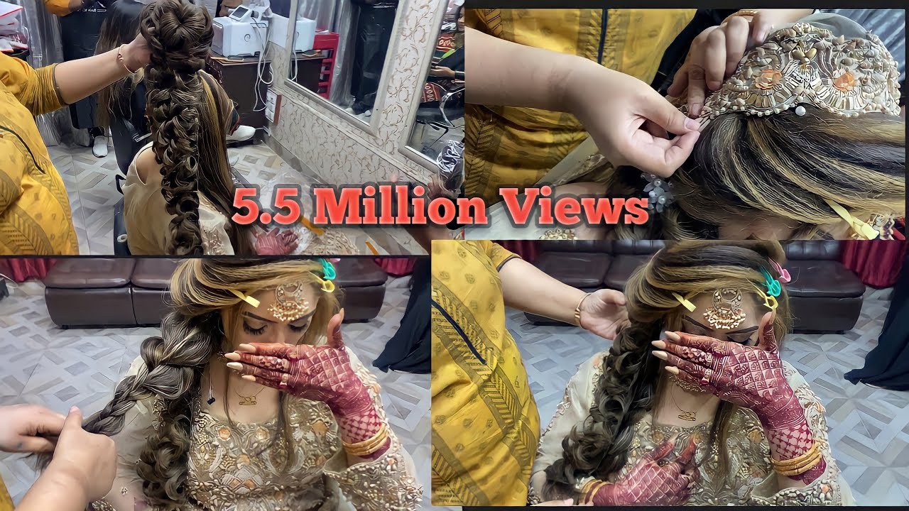 Parlor Secret of Bridal Hair Extensions How To Make Kashees Bridal