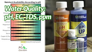 Water Quality, pH, TDS, EC at ang Halaga ng mga Ito sa Hydroponics #HappyGrower