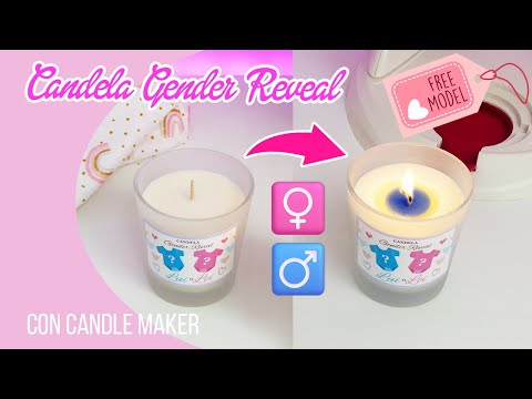 FIND OUT IF IT'S MALE OR FEMALE ♂️♀️ Gender Reveal Candle