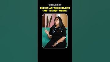 UGC NET Law High Weightage Subjects #ugcnetlaw