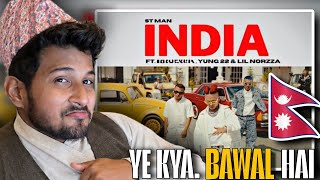 🔥 REACTION | ST MAN ft. YUNG 22 & BIG NORZZA - INDIA (Official Music Video) 🔥