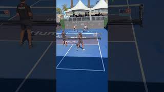 Jessie Irvine threads the needle🎯 #wearemlp #majorleaguepickleball #pickleball