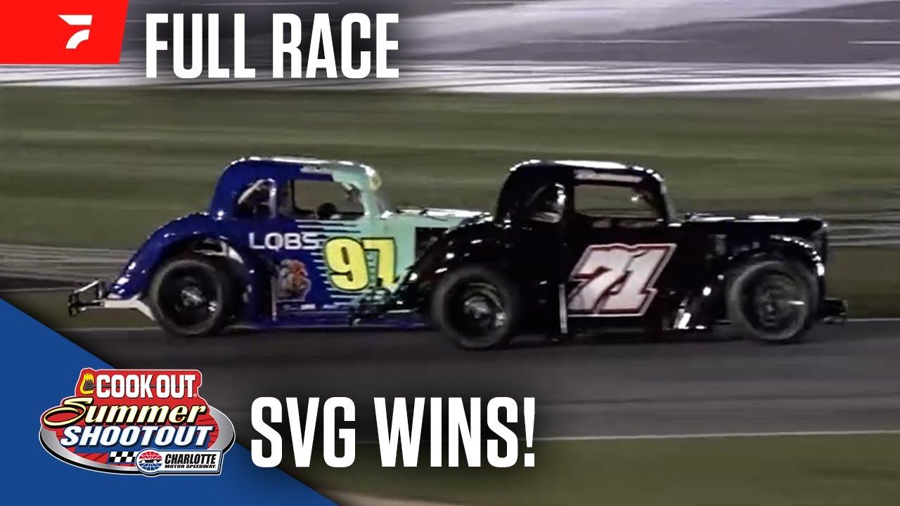FULL RACE: SVG Wins First Pavement Oval Race | Summer Shootout at Charlotte Motor Speedway