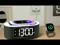 JALL Fabric Alarm Clock Review: Bluetooth Speaker &amp; Fast Wireless Charging