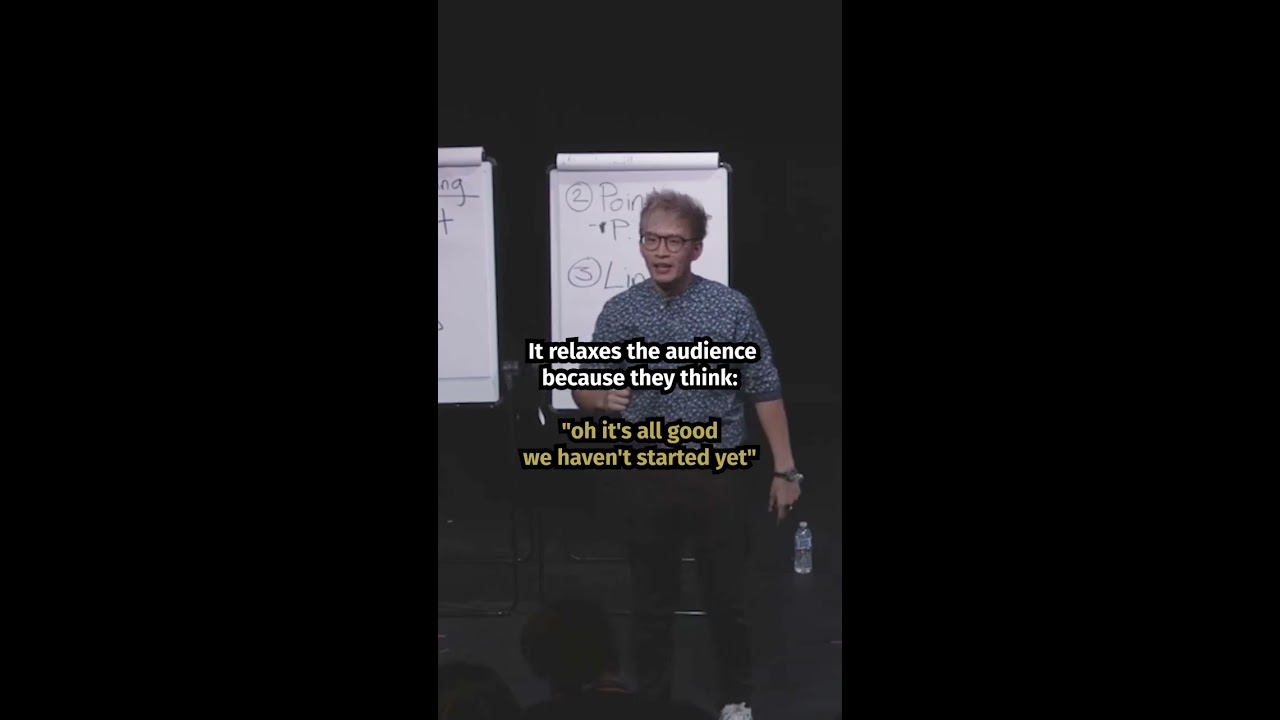 Use These Words Before A Presentation