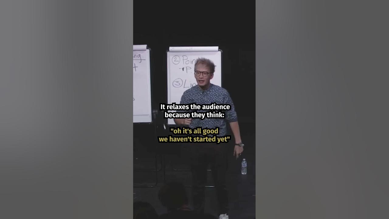 Use these words before a presentation
