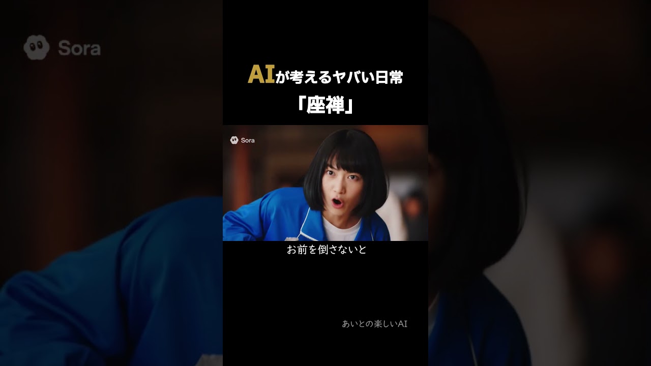 AIが考えるヤバい世界 座禅
