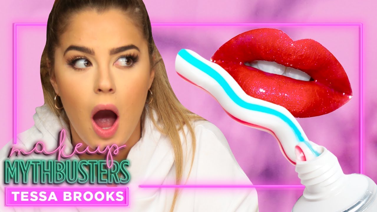 Trying Toothpaste Lipstick Makeup Mythbusters W Tessa