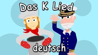 das K-LIED - ABC song für Kleinkinder - Phonics Song Letter K - Lernvideos für Kleinkinder deutsch