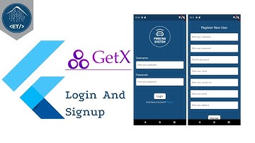 Login And Register Using Flutter (GetX).