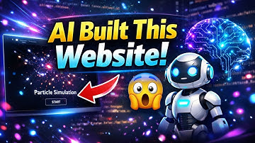 Create a Particle Simulation Website Using AI | All promts in the description