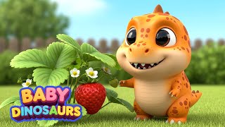 Dino’s 🍓Strawberry Farm Adventure The Cutest Dinosaur Farm Story Ever _ Beep Beep