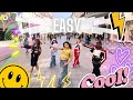 Kpop in public france  one take le sserafim  easy dance cover by mh project