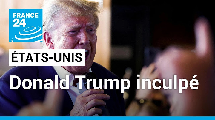 Donald Trump inculpé de tentative de manipulation de la présidentielle de 2020 en Géorgie